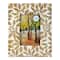 4" x 6" Brown & White Floral Wood Tabletop Frame, Atelier by Studio Décor®